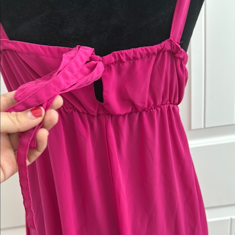 Old Navy Fuchsia and Coral Maxi Dress - Picture 3 of 3